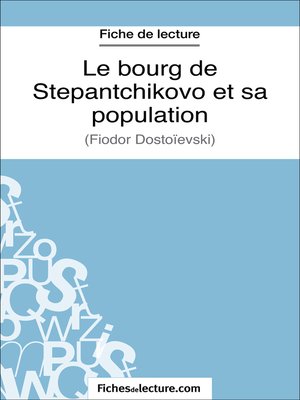 cover image of Le bourg de Stepantchikovo et sa population